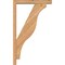 Ekena Millwork Funston Block Smooth Bracket w/ Offset Brace, Western Red Cedar, 3 1/2"W x 18"D x 30"H BKT0402X18X30FST05SWR - alternate 3